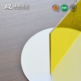 China Hoja de acrílico flexible amarilla de PMMA, hoja clara del plexiglás de 10m m cortada a la medida proveedor